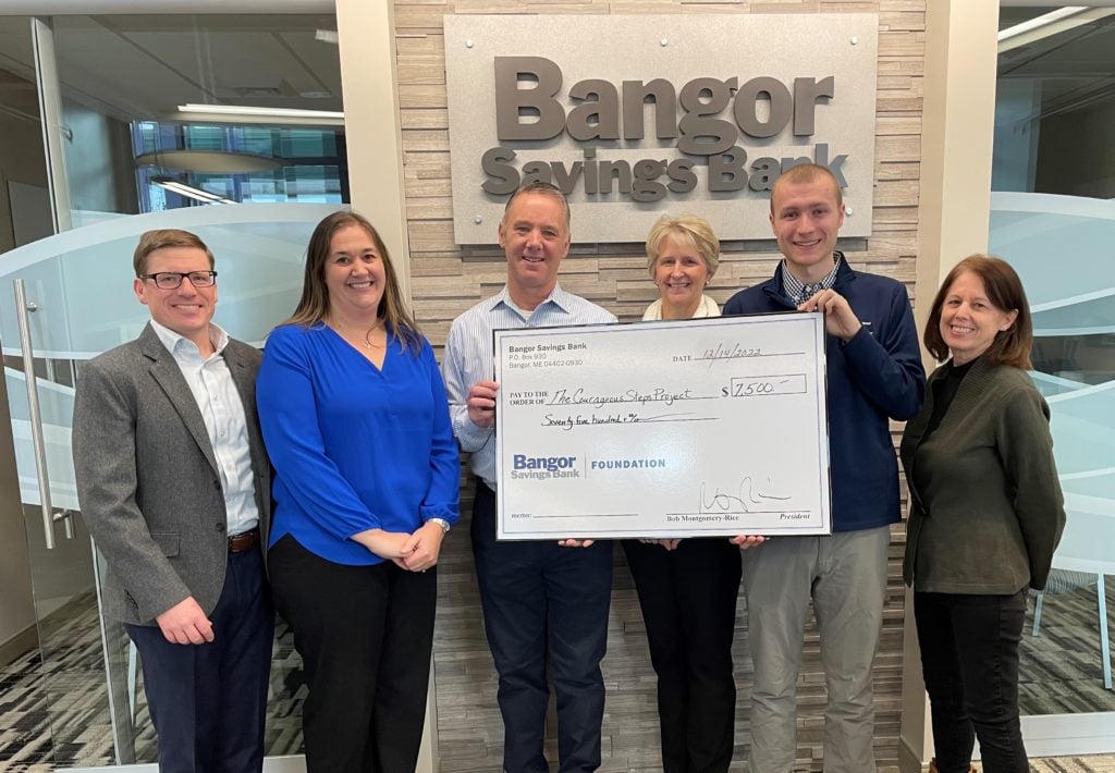 Courageous Steps Project Awarded Grant from Bangor Savings Bank Foundation Beal University